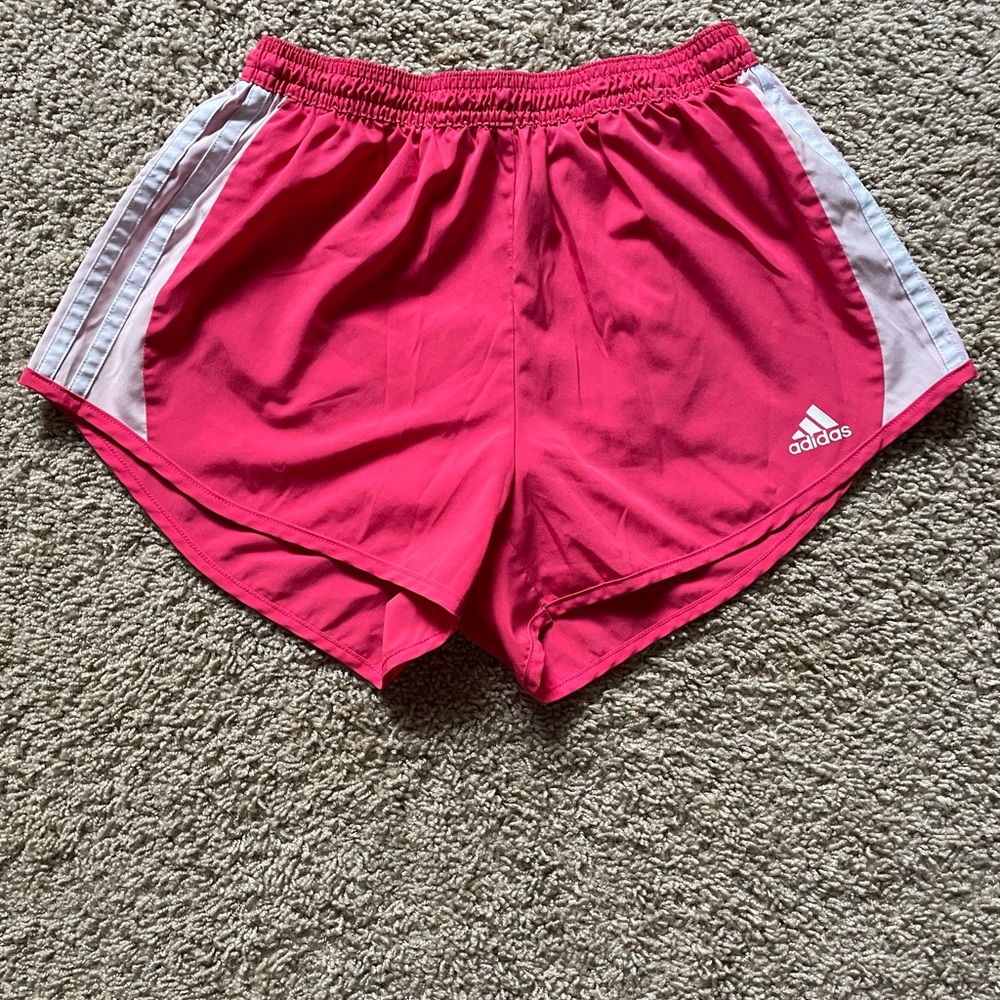 adidas pink shorts!